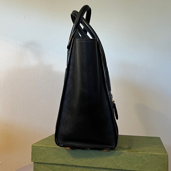 Celine Micro Luggage Tote Black Smooth Calfskin Gold Hardware. Authentic. - Picture 3 of 11